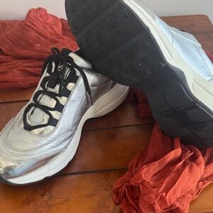 Michael Kors Silver Women's Sneakers Size 10
